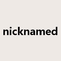 nicknamed是什么意思