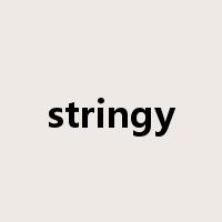 stringy是什么意思