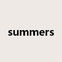 summers是什么意思
