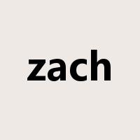 zach是什么意思
