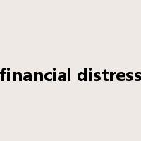 financial distress是什么意思