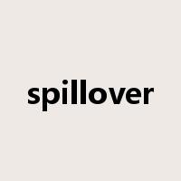 spillover是什么意思