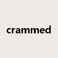 crammed是什么意思