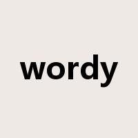 wordy是什么意思