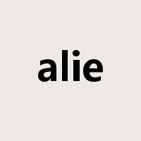 alie是什么意思