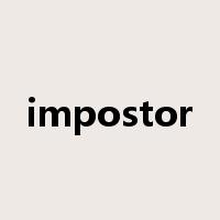 impostor是什么意思