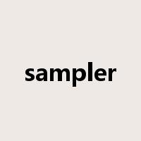 sampler是什么意思