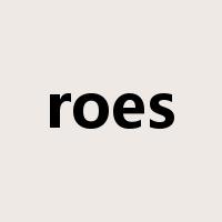 roes是什么意思
