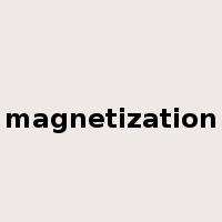 magnetization是什么意思
