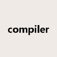 compiler是什么意思