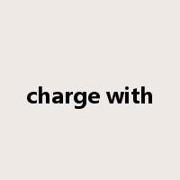 charge with是什么意思