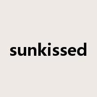 sunkissed是什么意思
