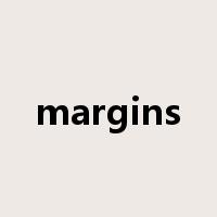 margins是什么意思