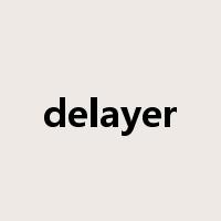 delayer是什么意思
