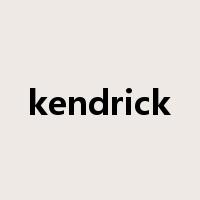 kendrick是什么意思
