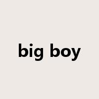 big boy是什么意思