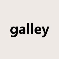 galley是什么意思