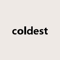 coldest是什么意思
