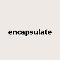 encapsulate是什么意思