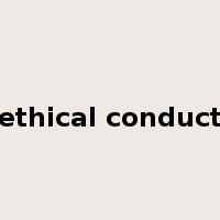 ethical conduct是什么意思