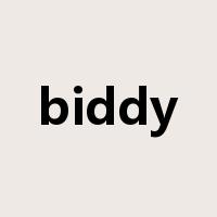 biddy是什么意思
