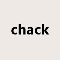 chack是什么意思