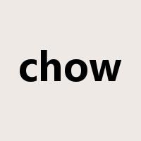 chow是什么意思