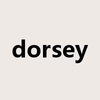 dorsey是什么意思