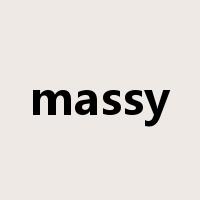 massy是什么意思