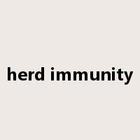 herd immunity是什么意思