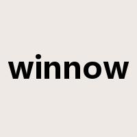 winnow是什么意思