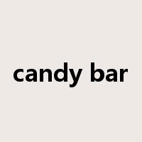 candy bar是什么意思