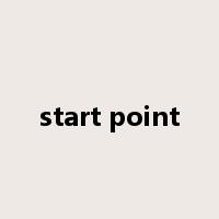 start point是什么意思