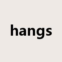 hangs是什么意思