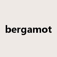 bergamot是什么意思
