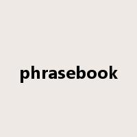 phrasebook是什么意思