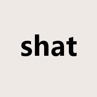 shat是什么意思
