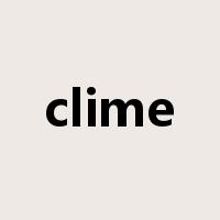 clime是什么意思