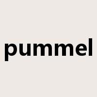 pummel是什么意思