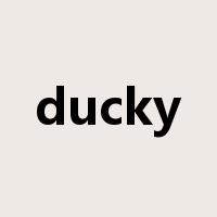 ducky是什么意思