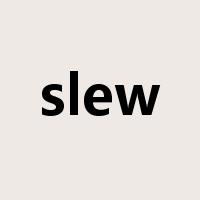 slew是什么意思
