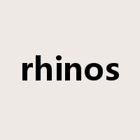 rhinos是什么意思