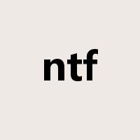 ntf是什么意思