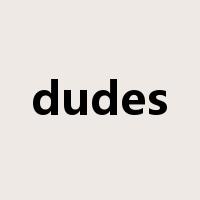 dudes是什么意思