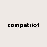 compatriot是什么意思