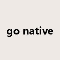 go native是什么意思