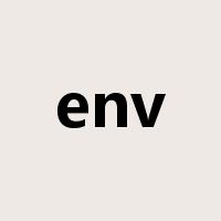 env是什么意思