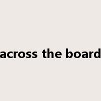 across the board是什么意思