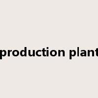 production plant是什么意思