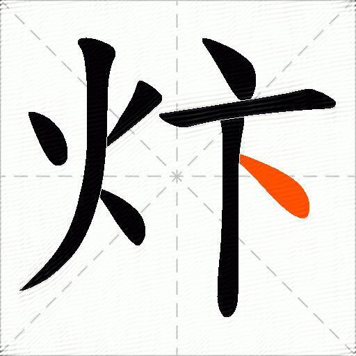 炞